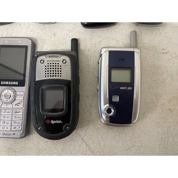 LOT OF 9 CELL PHONES SAMSUNG LG MOTOROLA HTC ALCATEL ETC SOLD AS IS F6.5 - Picture 3 of 10